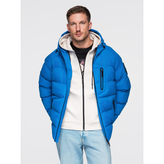 Vyriška mėlyna žieminė striukė Elan