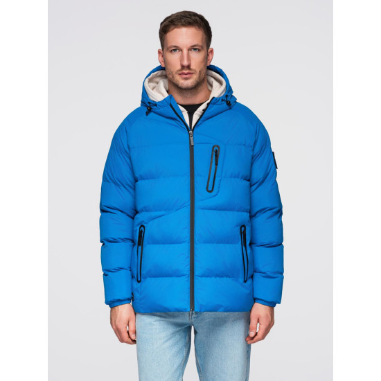 Vyriška mėlyna žieminė striukė Elan