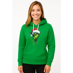 Vihreä hupparihuppari Vakava grinch