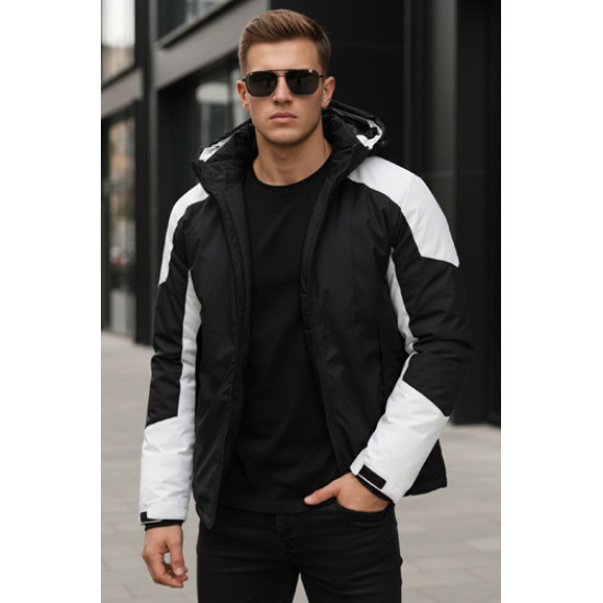 Vyriška juoda slidinėjimo striukė Royal