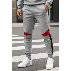 Vyriškos pilkos laisvalaikio kelnės Anton