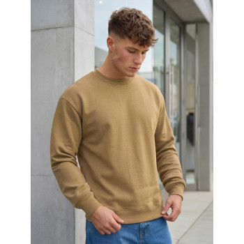 Miesten ruskea hupullinen collegepaita Steel