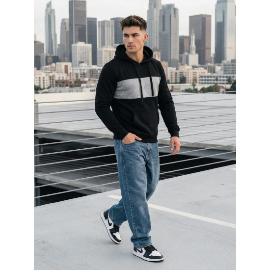 Vyriškas juodas džemperis Lorenzo JS/8B1308/3