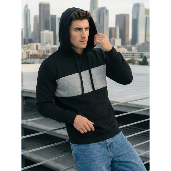 Vyriškas juodas džemperis Lorenzo JS/8B1308/3