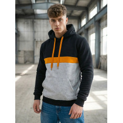 Vyriškas juodas džemperis Ovil