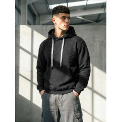 Miesten musta huppari Carla