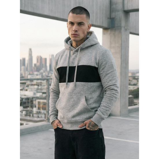 Vyriškas pilkas džemperis Lorenzo JS/8B1308/2