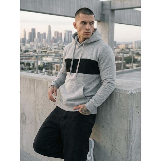 Vyriškas pilkas džemperis Lorenzo JS/8B1308/2