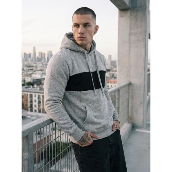 Vyriškas pilkas džemperis Lorenzo JS/8B1308/2