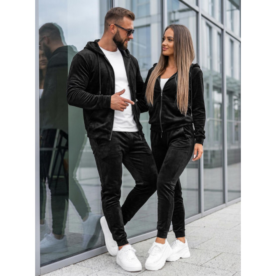 Juodų veliūrinių komplektų rinkinys Rojo