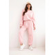 Moteriškas šviesiai rožinis laisvalaikio komplektas Isabel