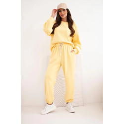 Moteriškas geltonas laisvalaikio komplektas Isabel