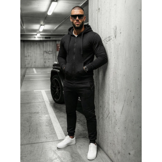 Juodas vyriškas sportinis kostiumas Pazar ax0138
