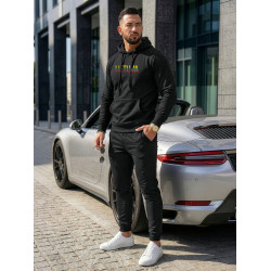 Vyriškas juodas komplektas su gobtuvu Lietuva