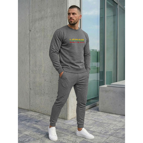 Męski ciemnoszary zestaw Lietuva Zestawy męskie