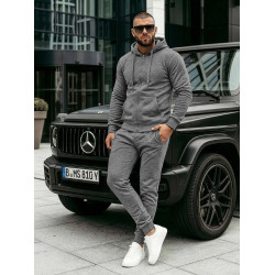 Tummanharmaa miesten urheilupuku Pazar