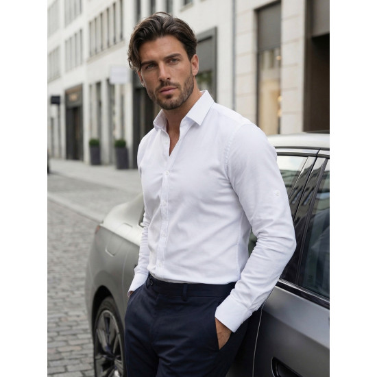 Miesten valkoinen paita Top Paidat