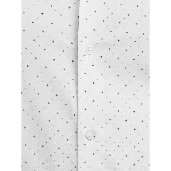 Miesten valkoinen pilkullinen paita Royal Paidat