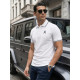 Vyriški balti polo marškinėliai Skull POLO marškinėliai