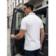 Vyriški balti polo marškinėliai Skull POLO marškinėliai