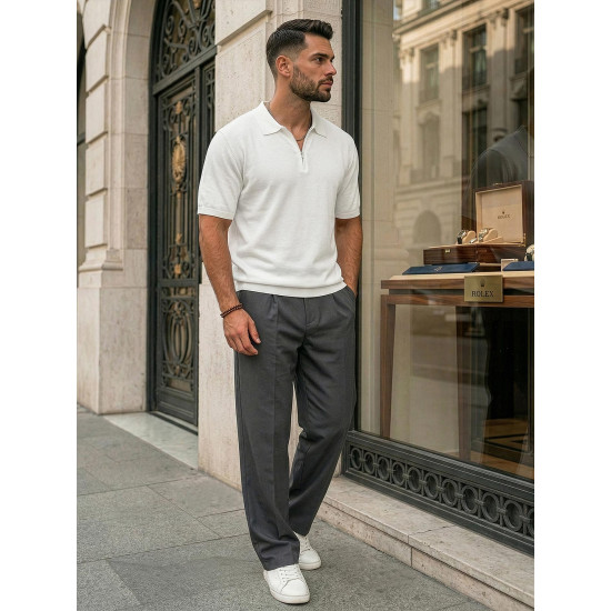 Vyriški balti polo marškinėliai Force POLO marškinėliai