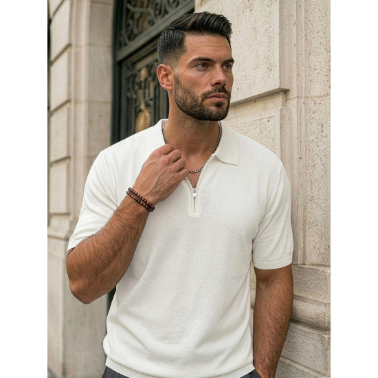 Vyriški balti polo marškinėliai Force POLO marškinėliai