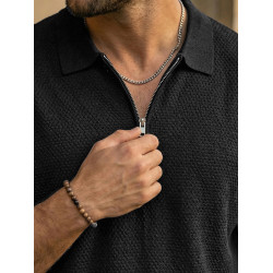 Miesten musta City-polo-paita