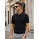 Vyriški juodi polo marškinėliai Street POLO marškinėliai