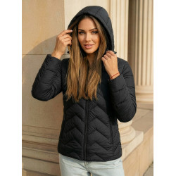 Naiste must kapuutsiga jakk Alin