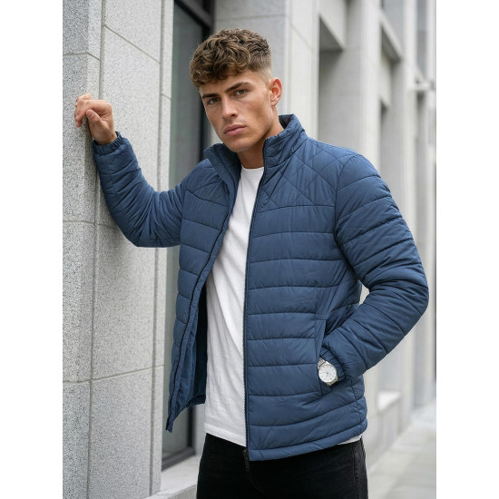 Pereinamojo laikotarpio tamsiai mėlyna striukė Gasen Vyriškos Striukės ir Paltai