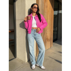 Damska czerwona kurtka skórzana „Jase”