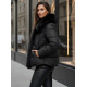 Moteriška juoda žieminė striukė Lota Moteriškos striukės