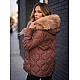 Moteriška ruda žieminė striukė Lumor