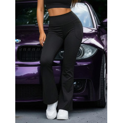 Naiste mustad laiad säärised Sport