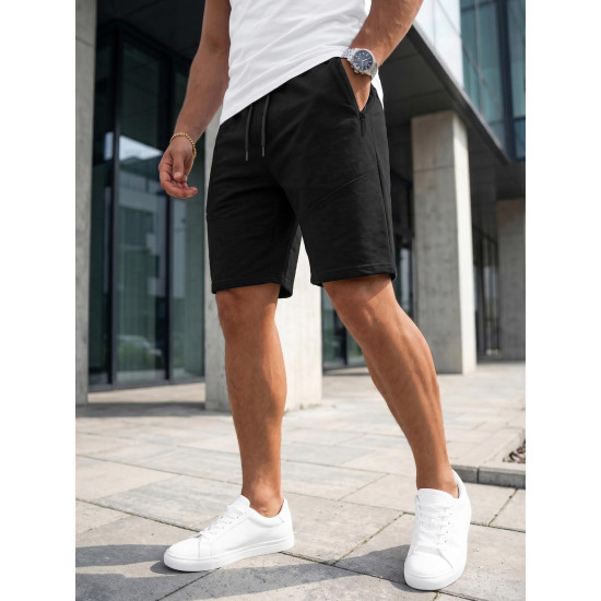 Miesten mustat urheilushortsit Novak JS/15K1822/3