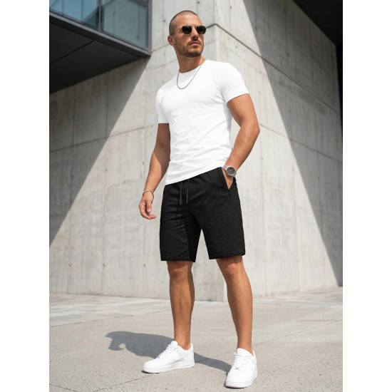 Miesten mustat urheilushortsit Novak JS/15K1822/3