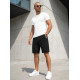Miesten mustat urheilushortsit Novak JS/15K1822/3