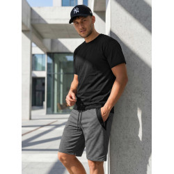 Vyriški tamsiai pilki šortai Max
