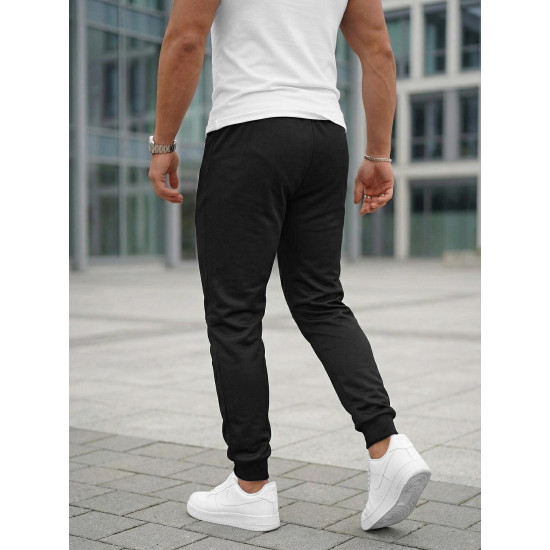 Vyriškos juodos kelnės Astin Laisvalaikio kelnės