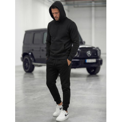 Vyriškos juodos laisvalaikio kelnės Sergo