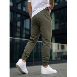 Męskie spodnie w kolorze khaki marki Bold