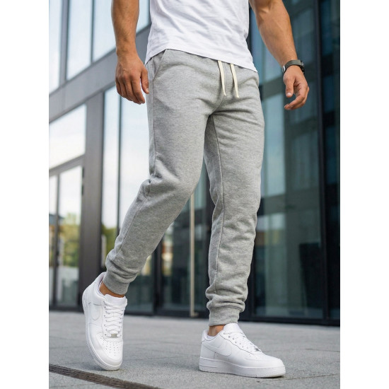Men's Gray Pants by Bold Casual trousers