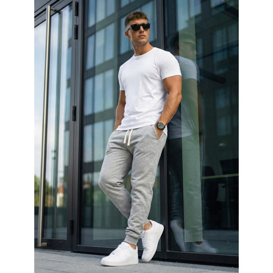 Men's Gray Pants by Bold Casual trousers