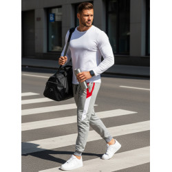 Vyriškos pilkos laisvalaikio kelnės Kenny