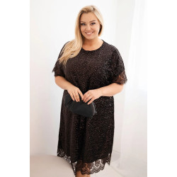 Sieviešu brūna kleita Angelo