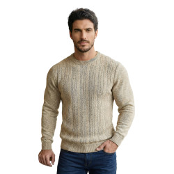 Brązowy sweter męski Charlie