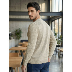 Brązowy sweter męski Charlie