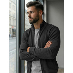 Męski ciemnoszary sweter Nelson