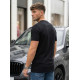 Men's black T-shirt Max T-shirt with slogans
