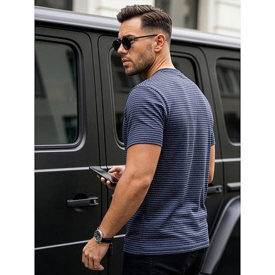 Men's dark blue Cliff shirt T-shirt